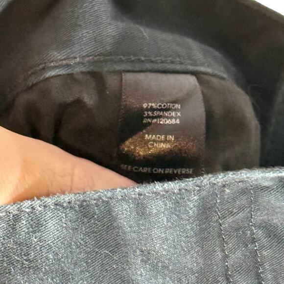 RUDE Hot Topic NWT Men's 28 Dark Navy Blue Skinny Chino Pants Light Stretch - Picture 6 of 11